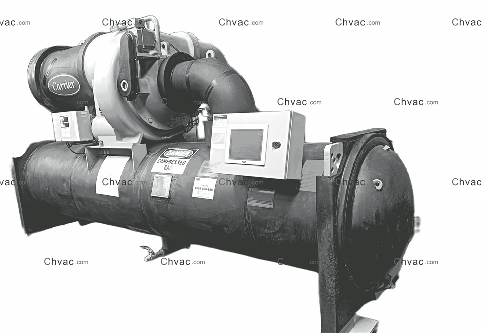 Carrier 19XR Water Cooled 550 TR Chiller in
