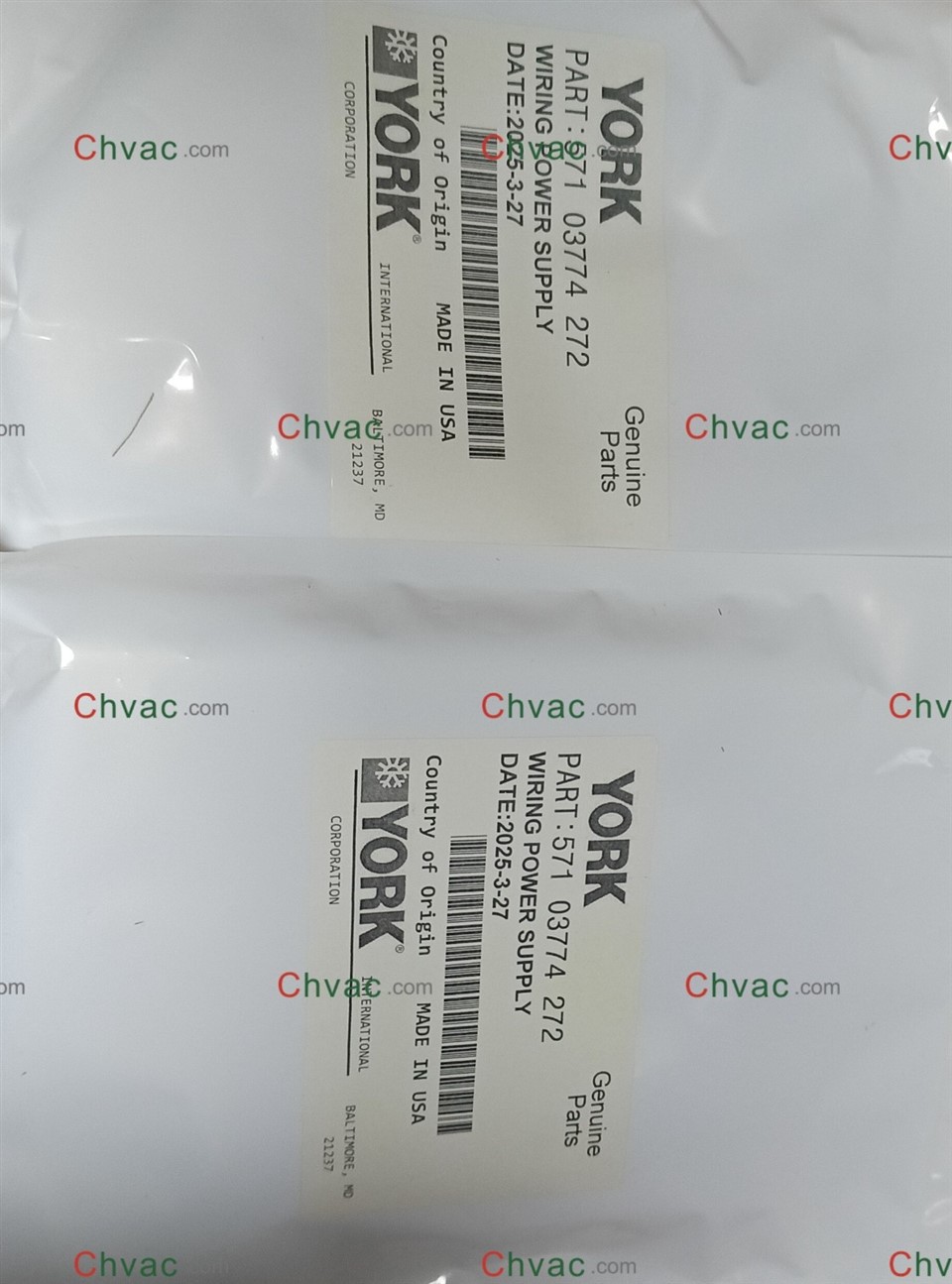 York 571-03774-272 ΚΑΛΩΔΙΩΣΗ ΤΡΟΦΟΔΟΣΙΑ ΥΔ